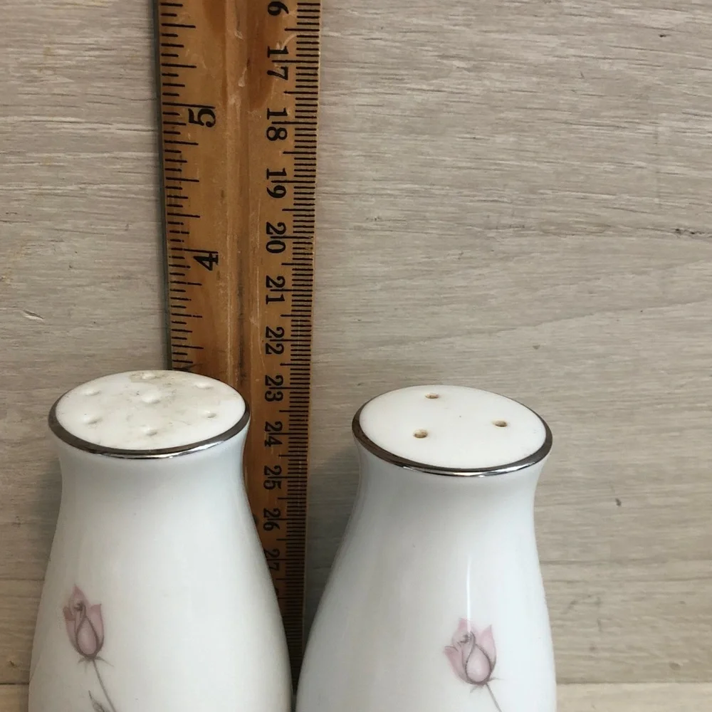 Vintage Noritake Pasadena (pattern #6311) Porcelain Salt & Pepper Shakers Japan